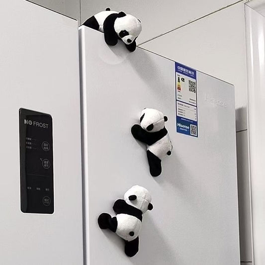 Magnetic Panda Plush Toy – Cute Forbidden City-Inspired “Fu Gui Zhu” Refrigerator Decor, Cultural Souvenir & Gift - Blissette