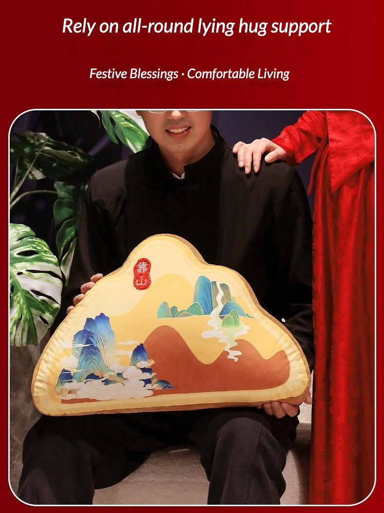 China Chic Ruyi FuLu Mountain Throw Pillows Sofa & Car Cushions