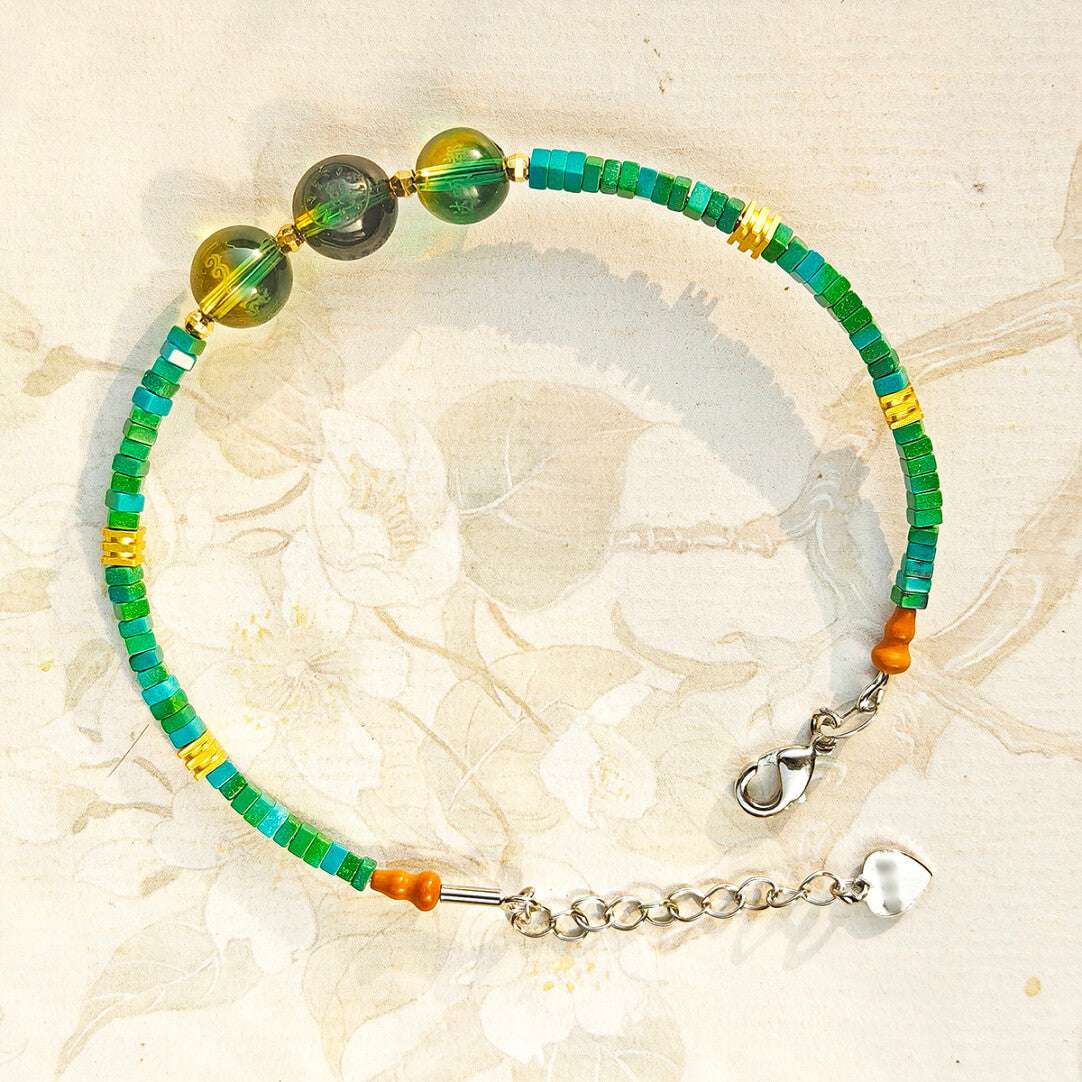 2026 New Mantra Bracelet 8 Colors - High Quality Titanium Alloy with Pre-Installed Magnetic Clasp, Adjustable - Blissette