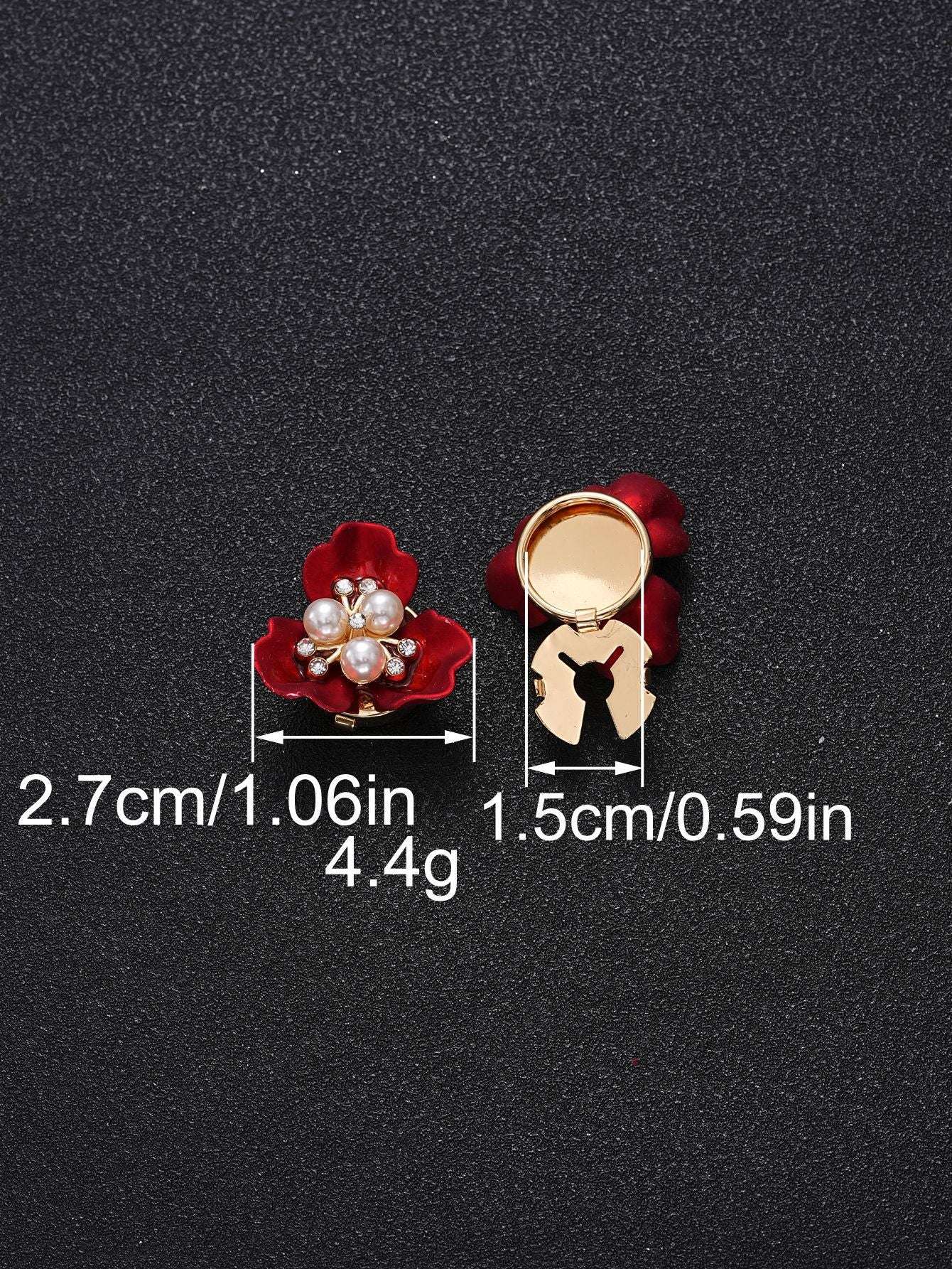 New Chinese Style 3 - Petal Flower Shirt Button Cover | Decorative Cufflink - Style Button for Evening Parties & Formal Events - Blissette