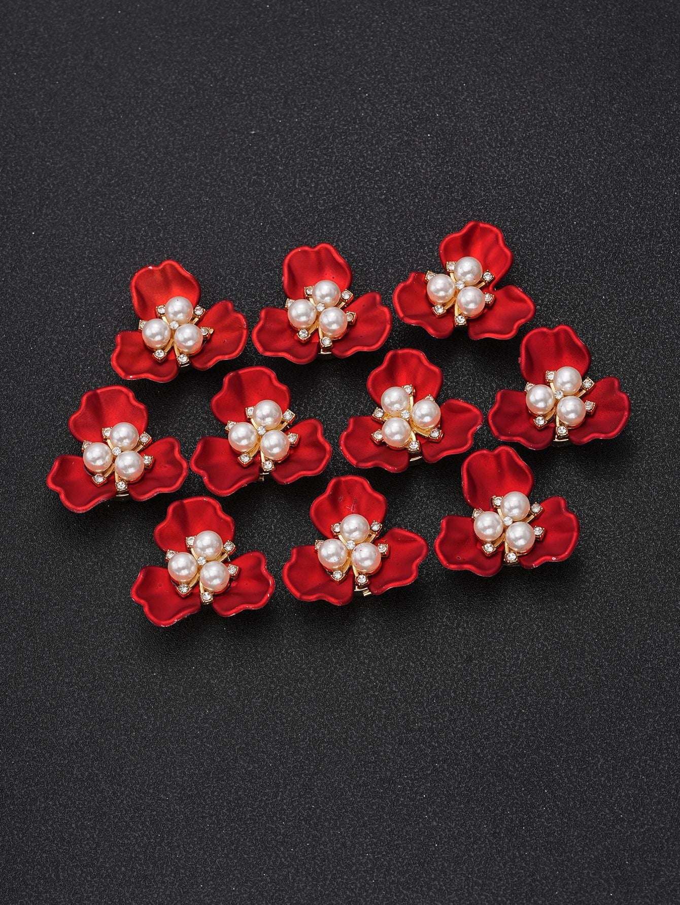 New Chinese Style 3 - Petal Flower Shirt Button Cover | Decorative Cufflink - Style Button for Evening Parties & Formal Events - Blissette