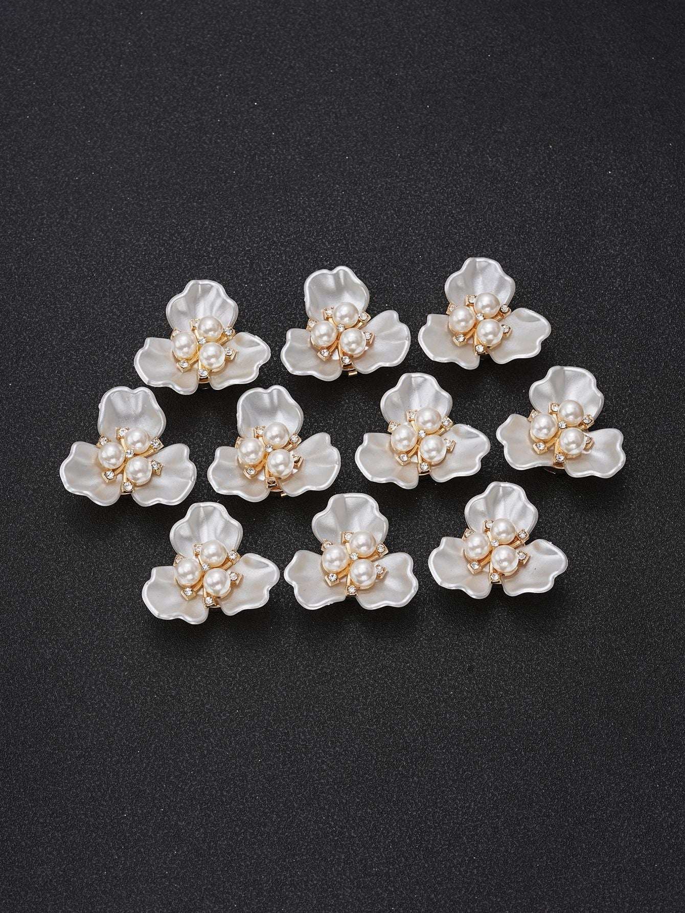 New Chinese Style 3 - Petal Flower Shirt Button Cover | Decorative Cufflink - Style Button for Evening Parties & Formal Events - Blissette
