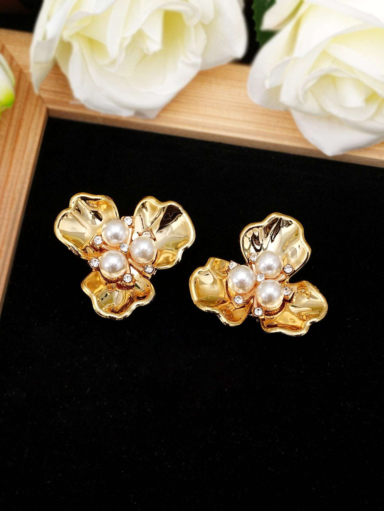 New Chinese Style 3 - Petal Flower Shirt Button Cover | Decorative Cufflink - Style Button for Evening Parties & Formal Events - Blissette