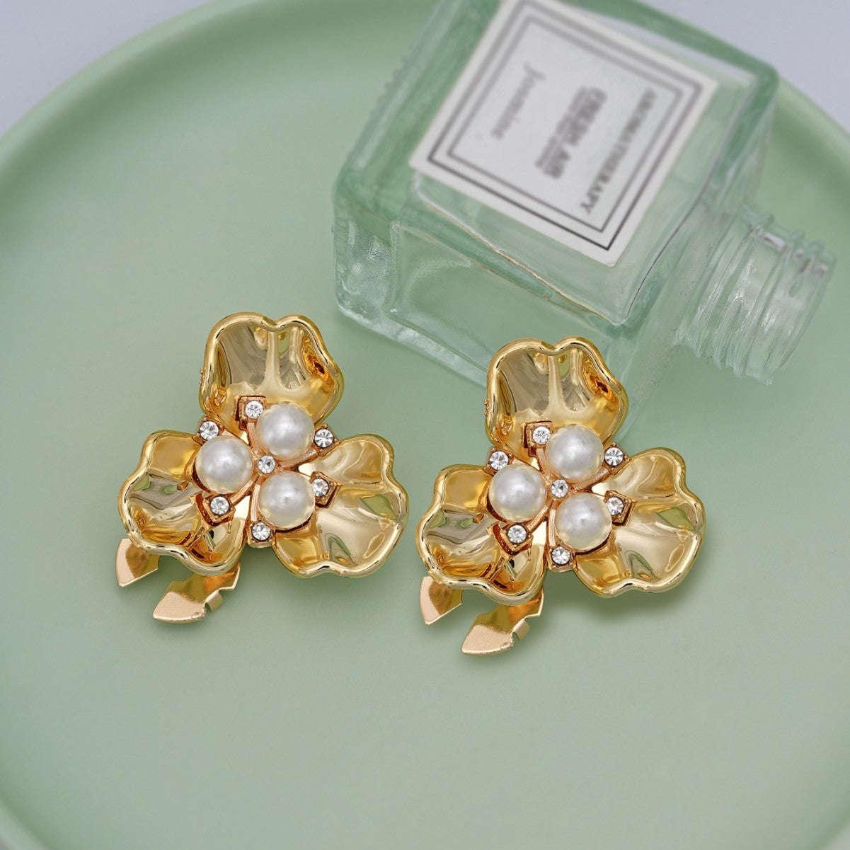 New Chinese Style 3 - Petal Flower Shirt Button Cover | Decorative Cufflink - Style Button for Evening Parties & Formal Events - Blissette
