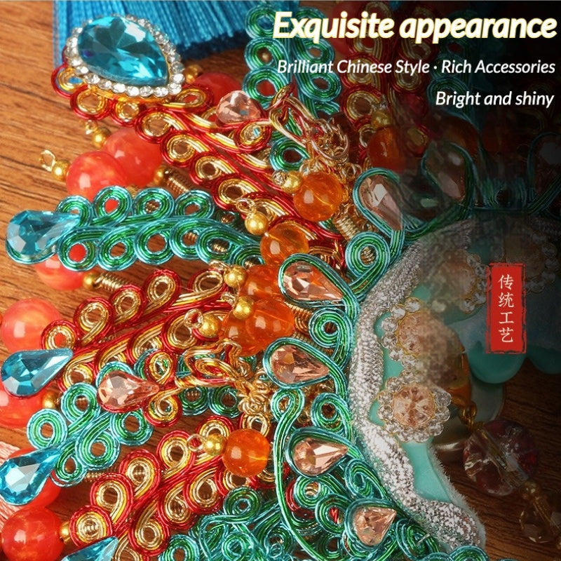Ancient Chinese Opera Phoenix Coronet & Bridal Headdress Fridge Magnets, Peking Opera Facial Mask Cultural Souvenirs from Beijing Museum, Travel Magnetic Refrigerator Decor Gifts