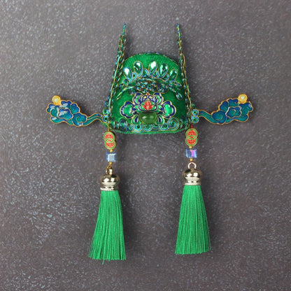 Ancient Chinese Opera Phoenix Coronet & Bridal Headdress Fridge Magnets, Peking Opera Facial Mask Cultural Souvenirs from Beijing Museum, Travel Magnetic Refrigerator Decor Gifts