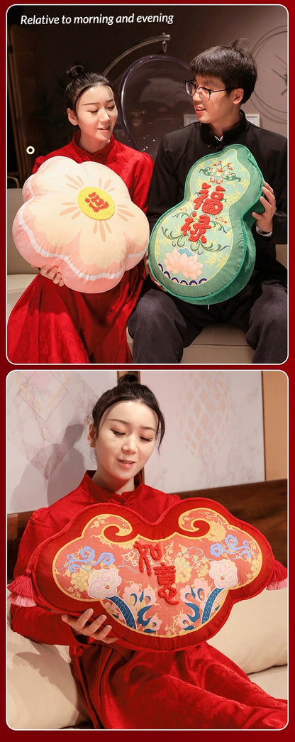 China Chic Ruyi FuLu Mountain Throw Pillows Sofa & Car Cushions