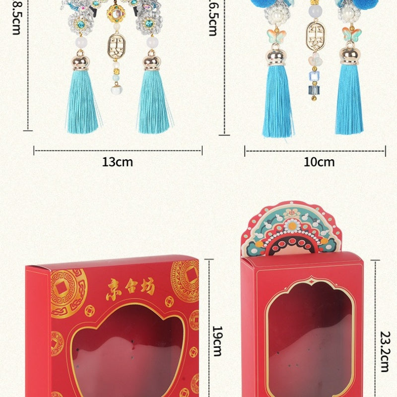 Ancient Chinese Opera Phoenix Coronet & Bridal Headdress Fridge Magnets, Peking Opera Facial Mask Cultural Souvenirs from Beijing Museum, Travel Magnetic Refrigerator Decor Gifts