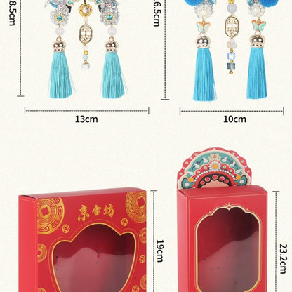 Ancient Chinese Opera Phoenix Coronet & Bridal Headdress Fridge Magnets, Peking Opera Facial Mask Cultural Souvenirs from Beijing Museum, Travel Magnetic Refrigerator Decor Gifts
