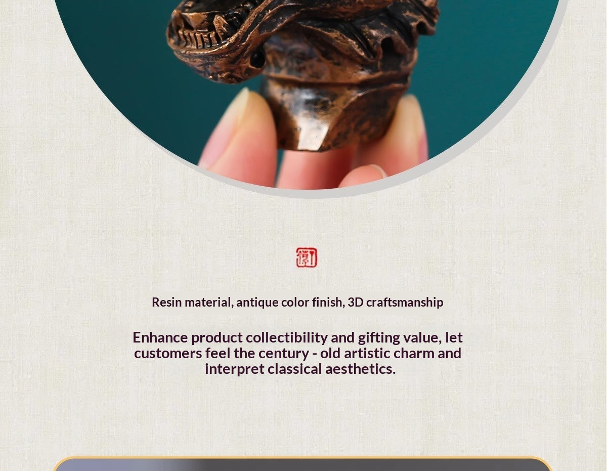 12 Zodiac 3D Resin Fridge Magnets | Yuanmingyuan Beijing Souvenir