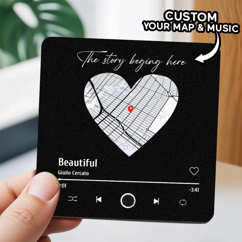 Personalized music fridge magnet👑🌹