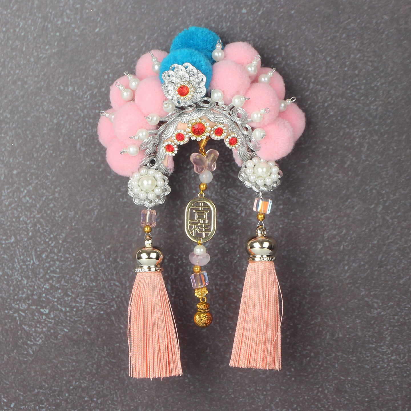 Ancient Chinese Opera Phoenix Coronet & Bridal Headdress Fridge Magnets, Peking Opera Facial Mask Cultural Souvenirs from Beijing Museum, Travel Magnetic Refrigerator Decor Gifts