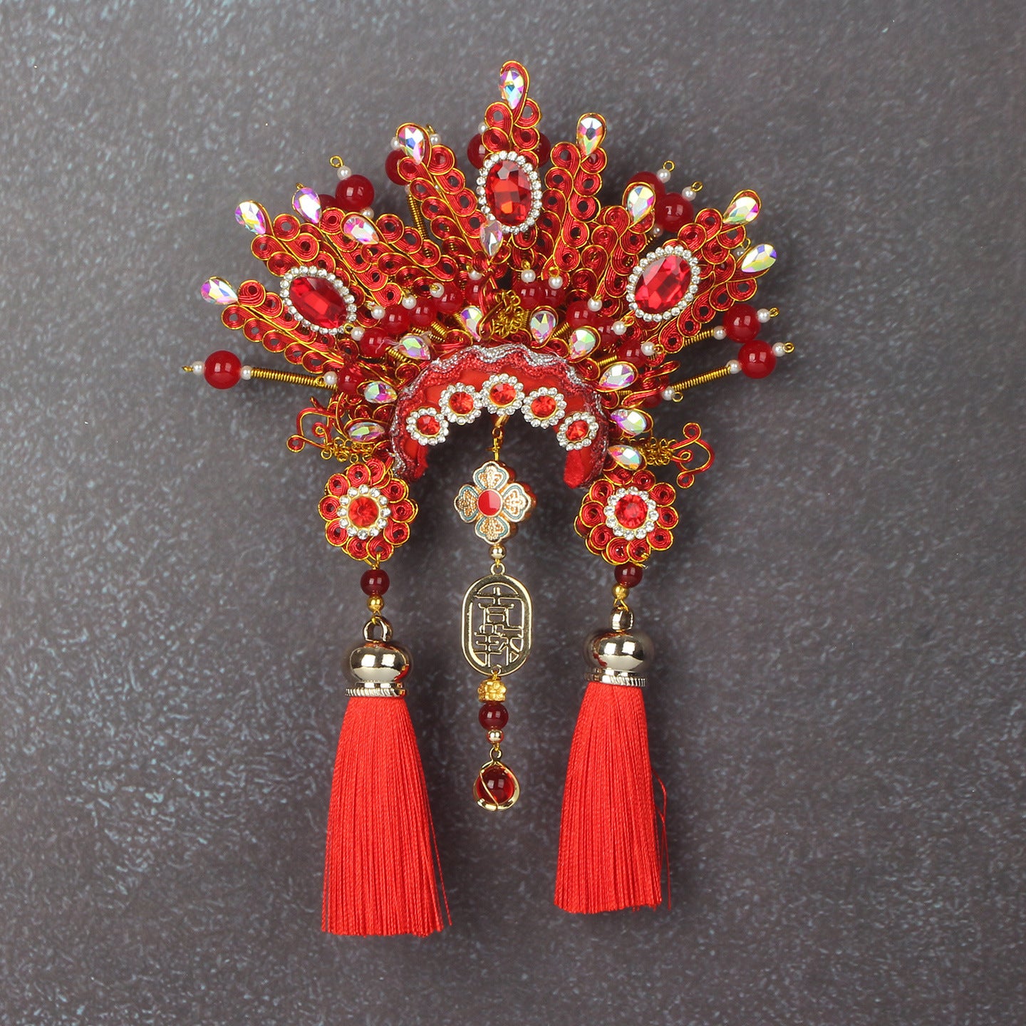 Ancient Chinese Opera Phoenix Coronet & Bridal Headdress Fridge Magnets, Peking Opera Facial Mask Cultural Souvenirs from Beijing Museum, Travel Magnetic Refrigerator Decor Gifts