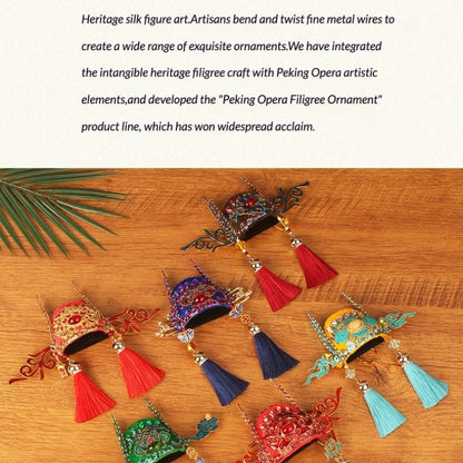 Ancient Chinese Opera Phoenix Coronet & Bridal Headdress Fridge Magnets, Peking Opera Facial Mask Cultural Souvenirs from Beijing Museum, Travel Magnetic Refrigerator Decor Gifts
