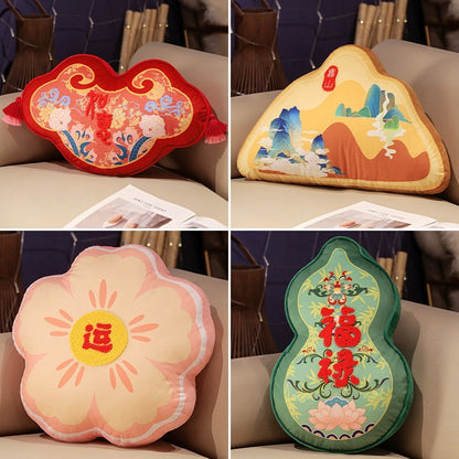 China Chic Ruyi FuLu Mountain Throw Pillows Sofa & Car Cushions