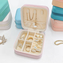 Pink Travel Jewelry Case